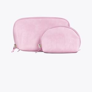 Beis pink cosmetic pouch set